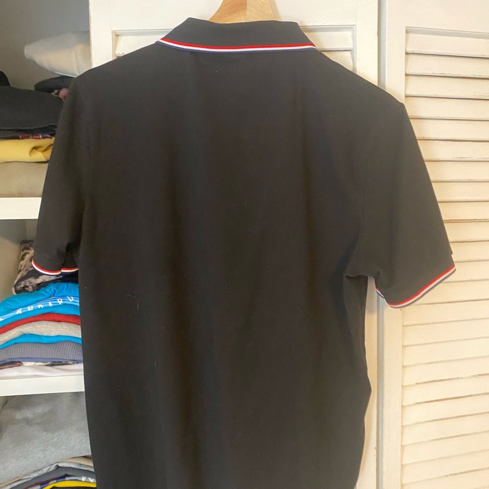 Moncler Black Polo Shirt